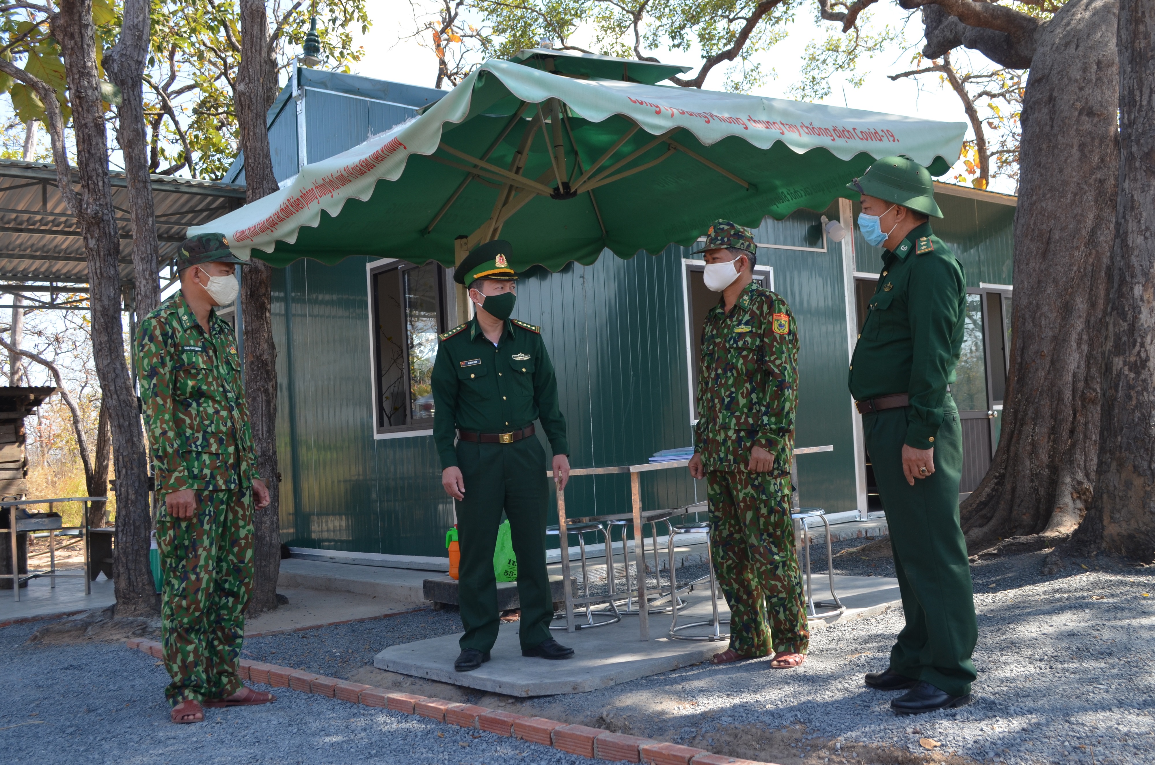 Biên phòng Đắk Lắk kiểm tra công tác phòng, chống dịch Covid-19